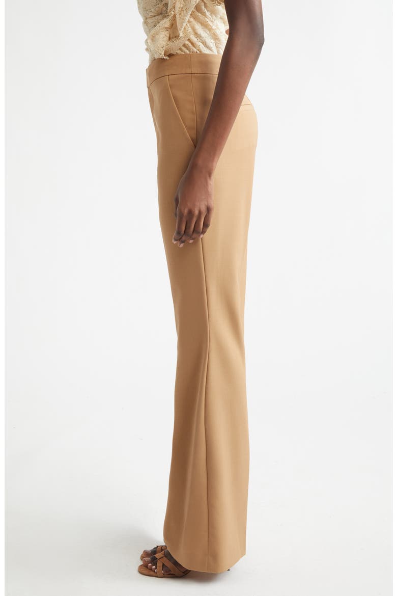 Sophie II Flare Wool Blend Pants, Alternate, color, DESERT BEIGE
