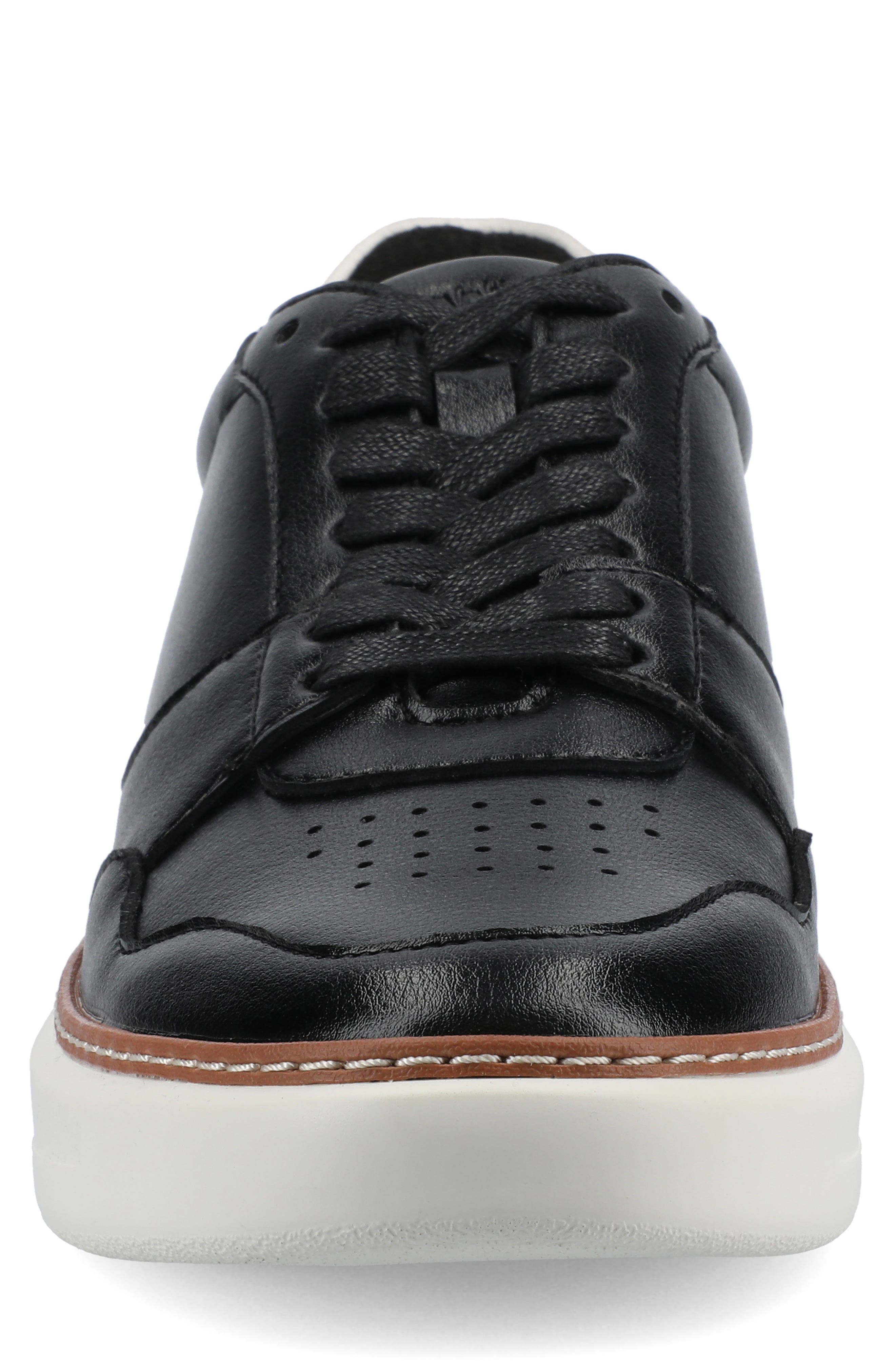 VANCE CO Hustle Low Top Sneaker, Alternate, color, Black