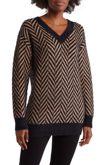Love Token Danny V-neck Sweater In Multi