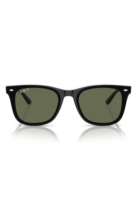 65mm Polarized Oversize Square Sunglasses