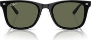 Ray-Ban 65mm Polarized Oversize Square Sunglasses