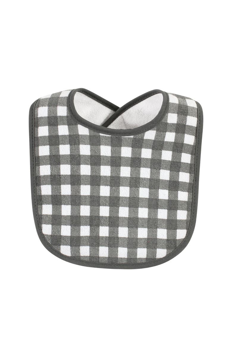 Hudson Baby Absorbent Fiber Filled 3-Pack Bib Collection, Alternate, color, Thank Heaven Blue Stars