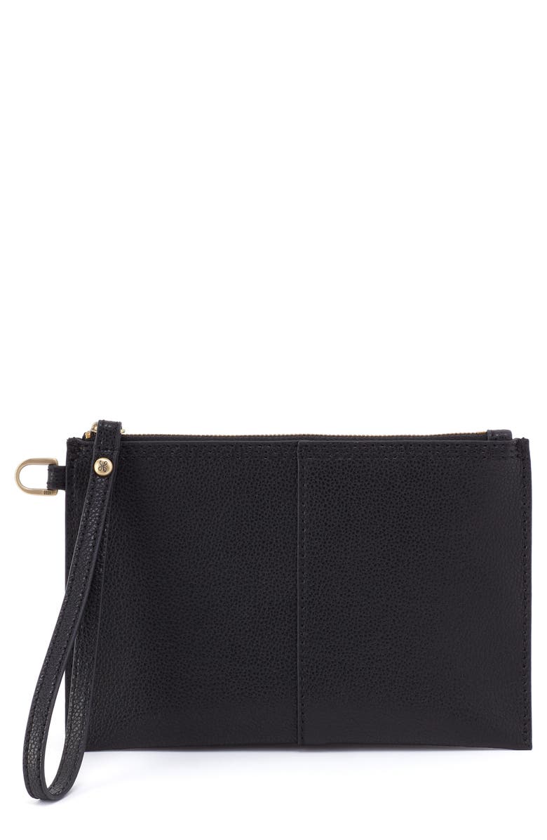 HOBO Small Vida Leather Wristlet, Main, color, 