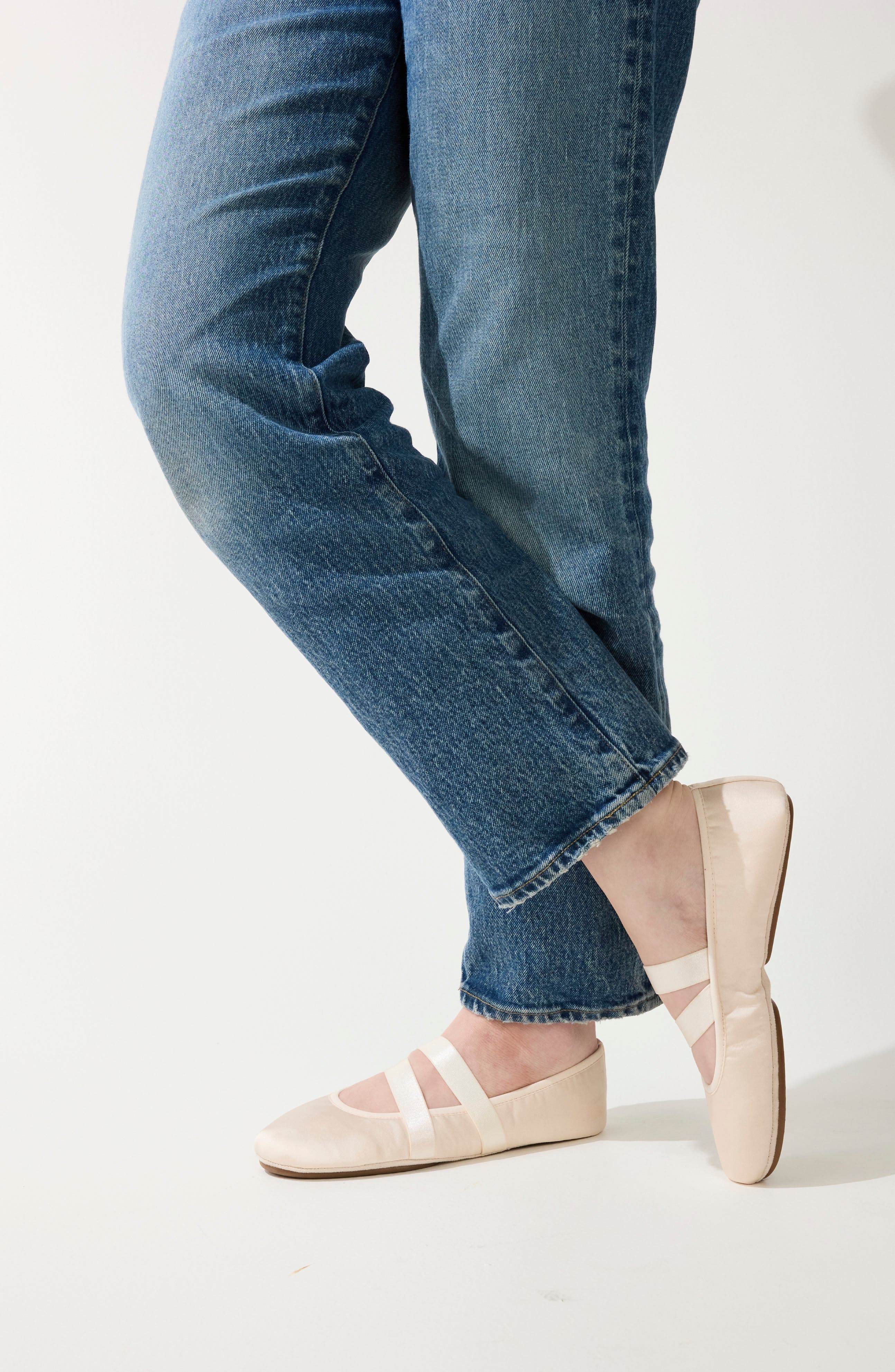 Yosi Samra Rose Mary Jane Flat, Alternate, color, Ballet