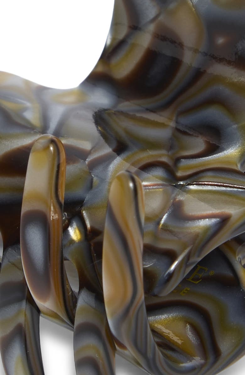 France Luxe Small Jaw Clip, Alternate, color, Onyx