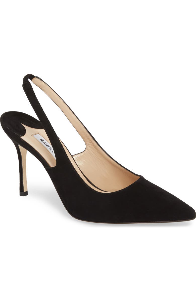 Manolo Blahnik Allura Slingback Pointed Toe Pump, Main, color,