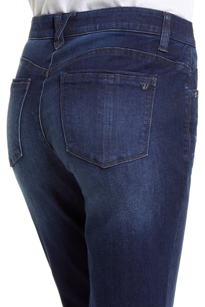 Ab-Solution Slim Fit Raw Hem Straight Leg Jeans (Nordstrom Exclusive), Alternate, color, IN INDIGO