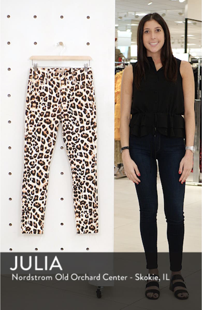 The Looker High Waist Frayed Ankle Skinny Jeans, sales video thumbnail