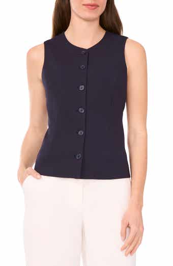 Halogen® Button-Up Vest