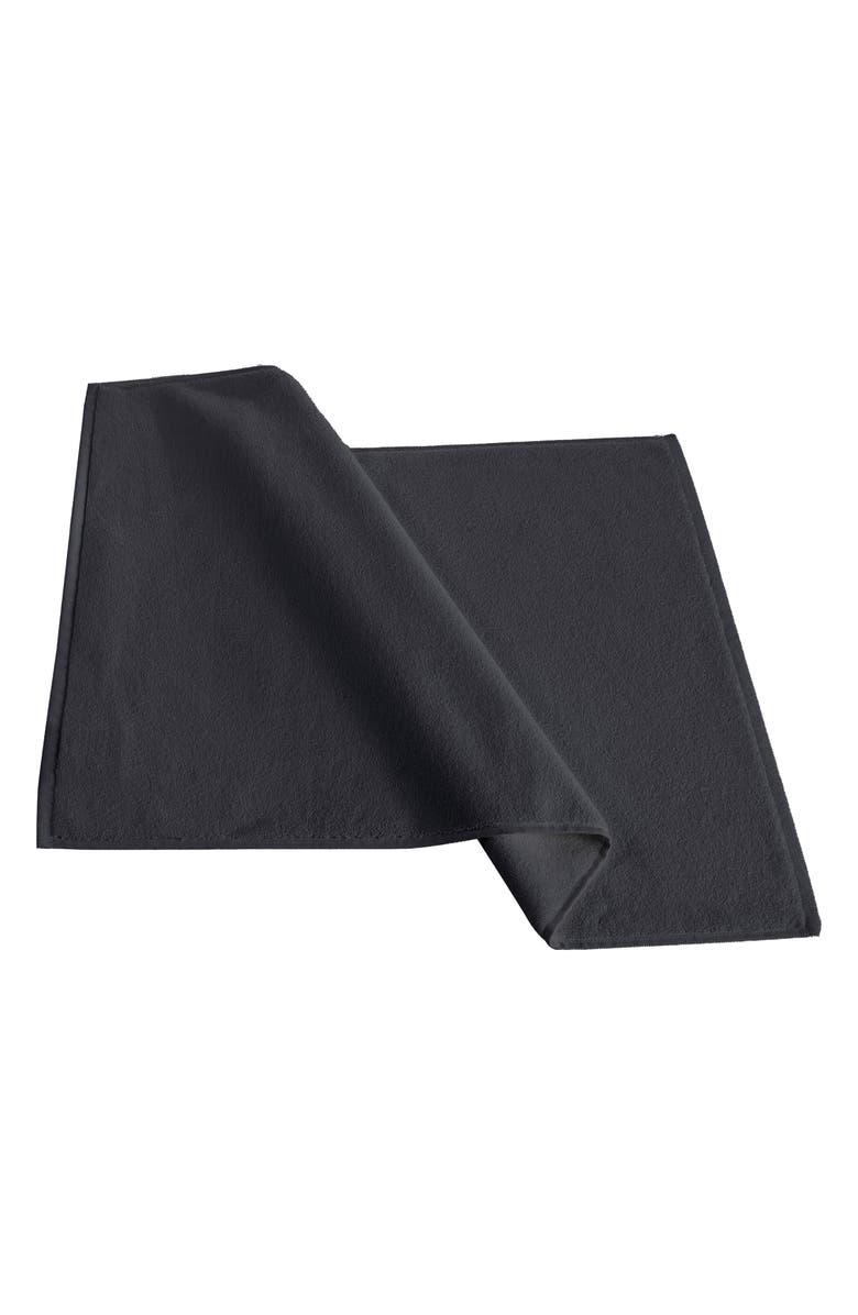 DePera Puresoft Set of 2 Turkish Cotton Bath Mats, Alternate, color, Anthracite