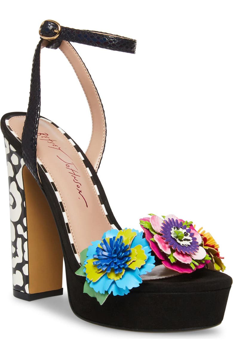 Betsey Johnson Milana Platform Ankle Strap Sandal, Main, color,