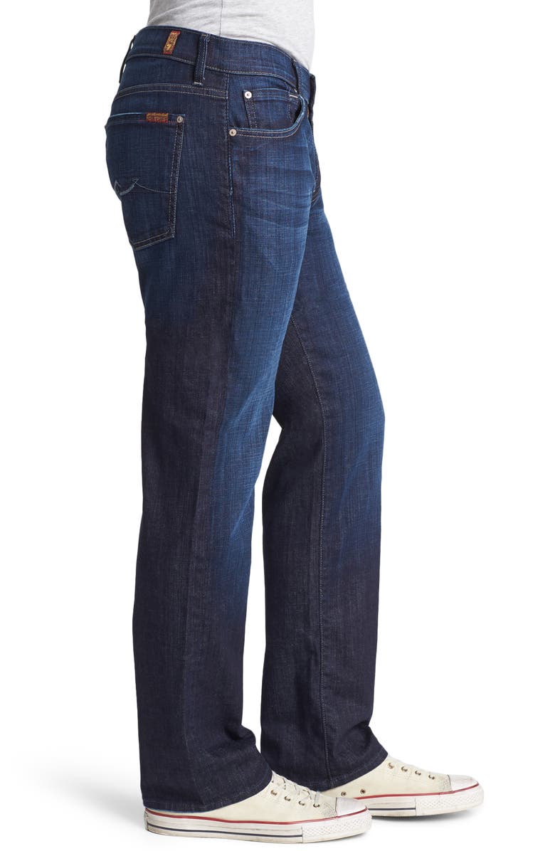 7 For All Mankind Austyn Relaxed Straight Leg Jeans, Alternate, color, Los Angeles Dark