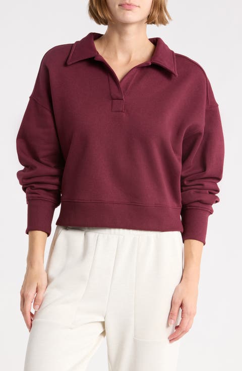 Silicon Fleece Portland Johnny Collar Sweatshirt
