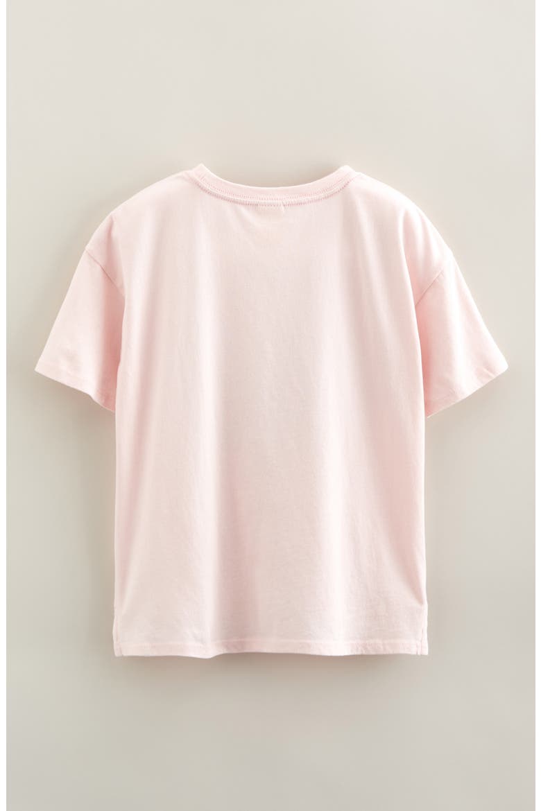 Kids' Cotton Graphic T-Shirt, Alternate, color, PINK BALM HEART BEATS