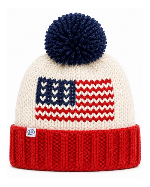 American Flag Bobble Hat (baby)