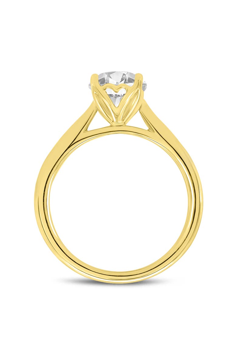 Nyra 14K Yellow Gold Round Lab Grown Diamond Classic Solitaire Engagement Ring - 1.5 ctw, Alternate, color, 14K Yellow Gold
