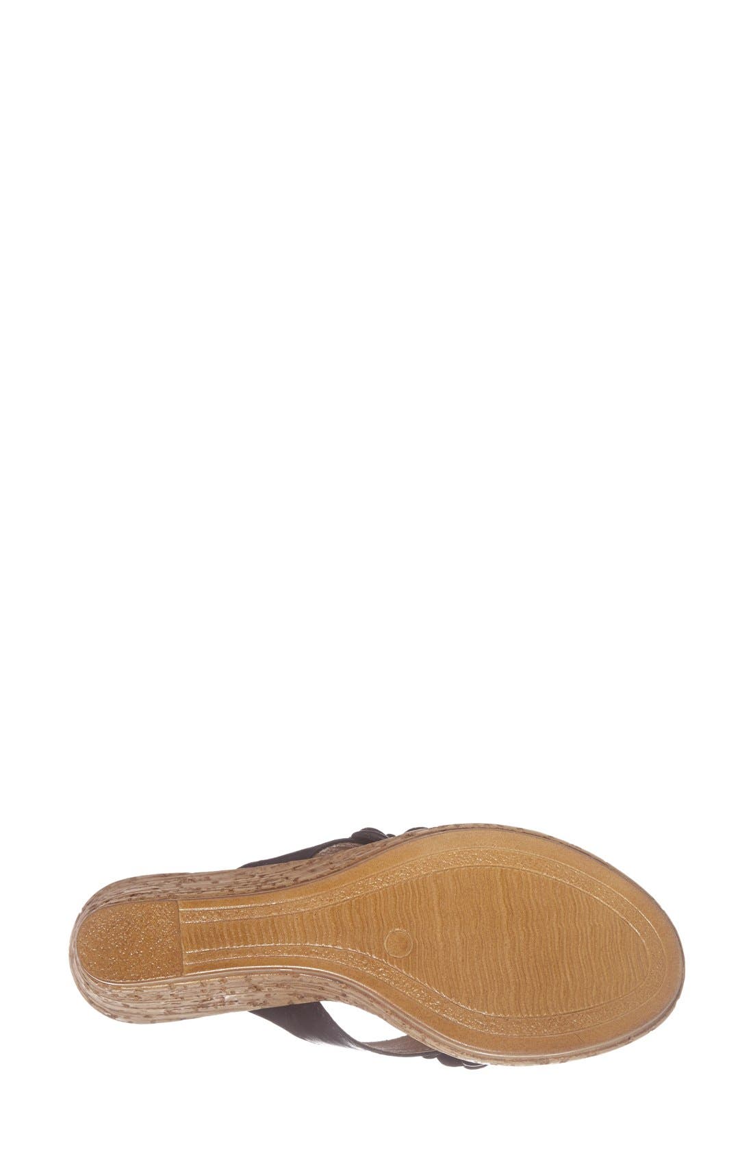 Athena Alexander 'Corra' Platform Wedge Sandal, Alternate, color, 