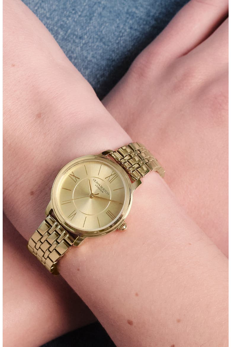 Westbourne Two-Tone Bracelet Watch, 30mm, Alternate, color, GOLD