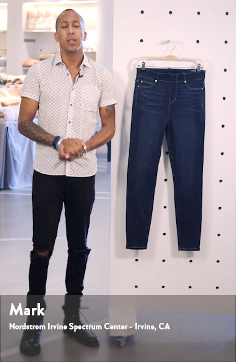 Chloe High Waist Pull-On Ankle Skinny Jeans, sales video thumbnail