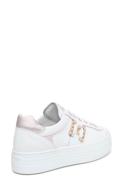 Nerogiardini Jewel Logo Platform Sneaker