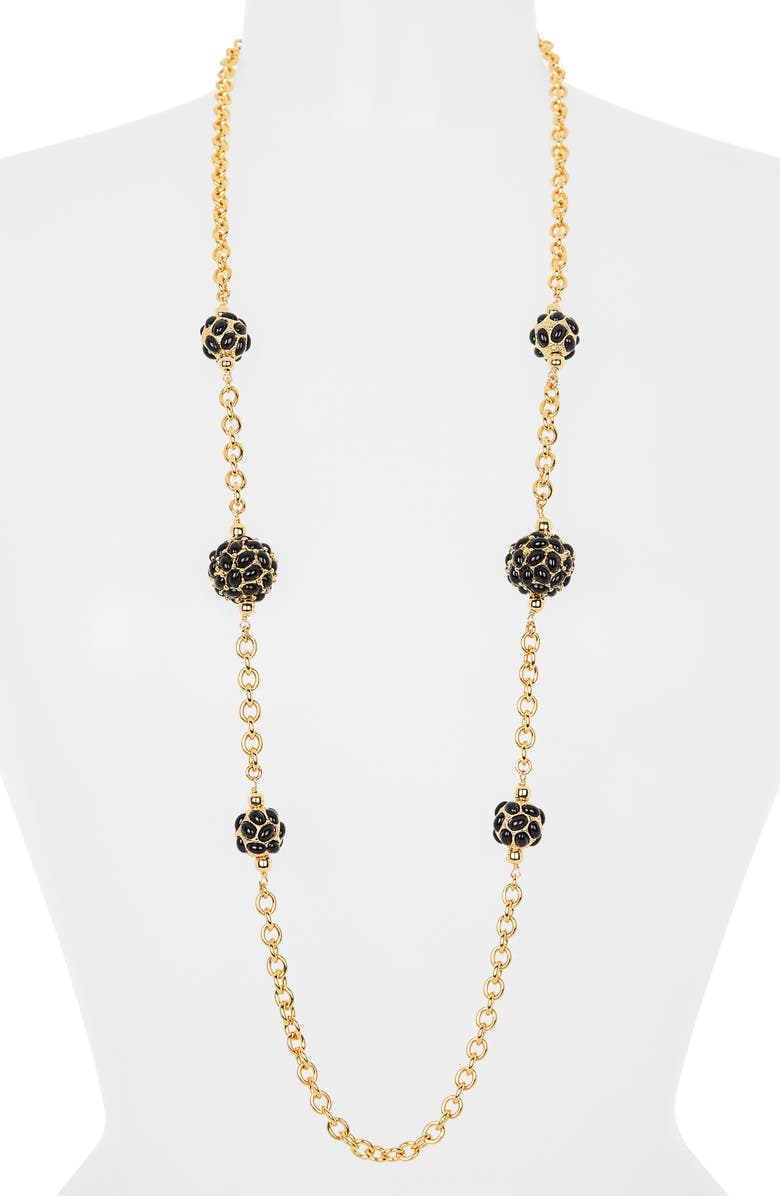 Kenneth Jay Lane Station Chain Necklace, Alternate, color,