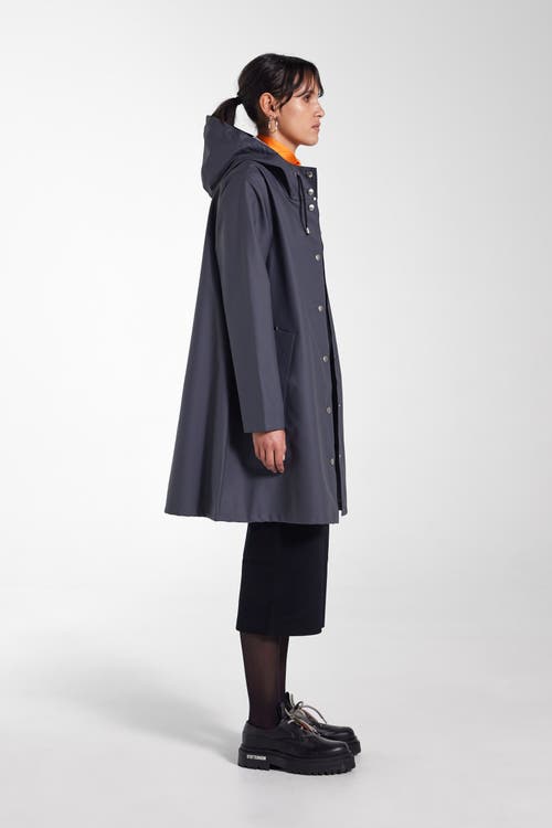 Stutterheim Mosebacke Lightweight Raincoat In Blue