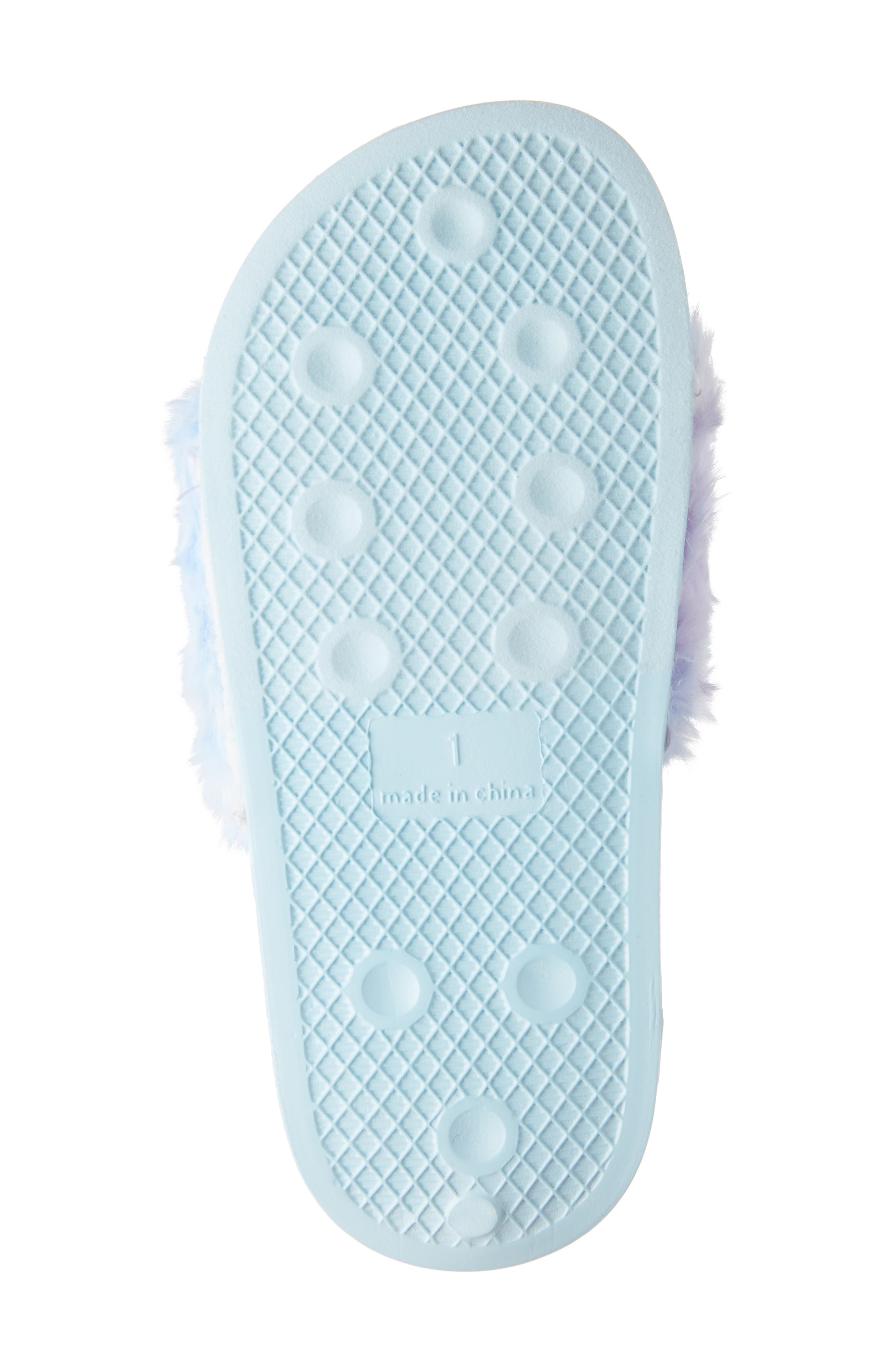 Stella Slide Sandal, Alternate, color, BLUE LIGHT MULTI