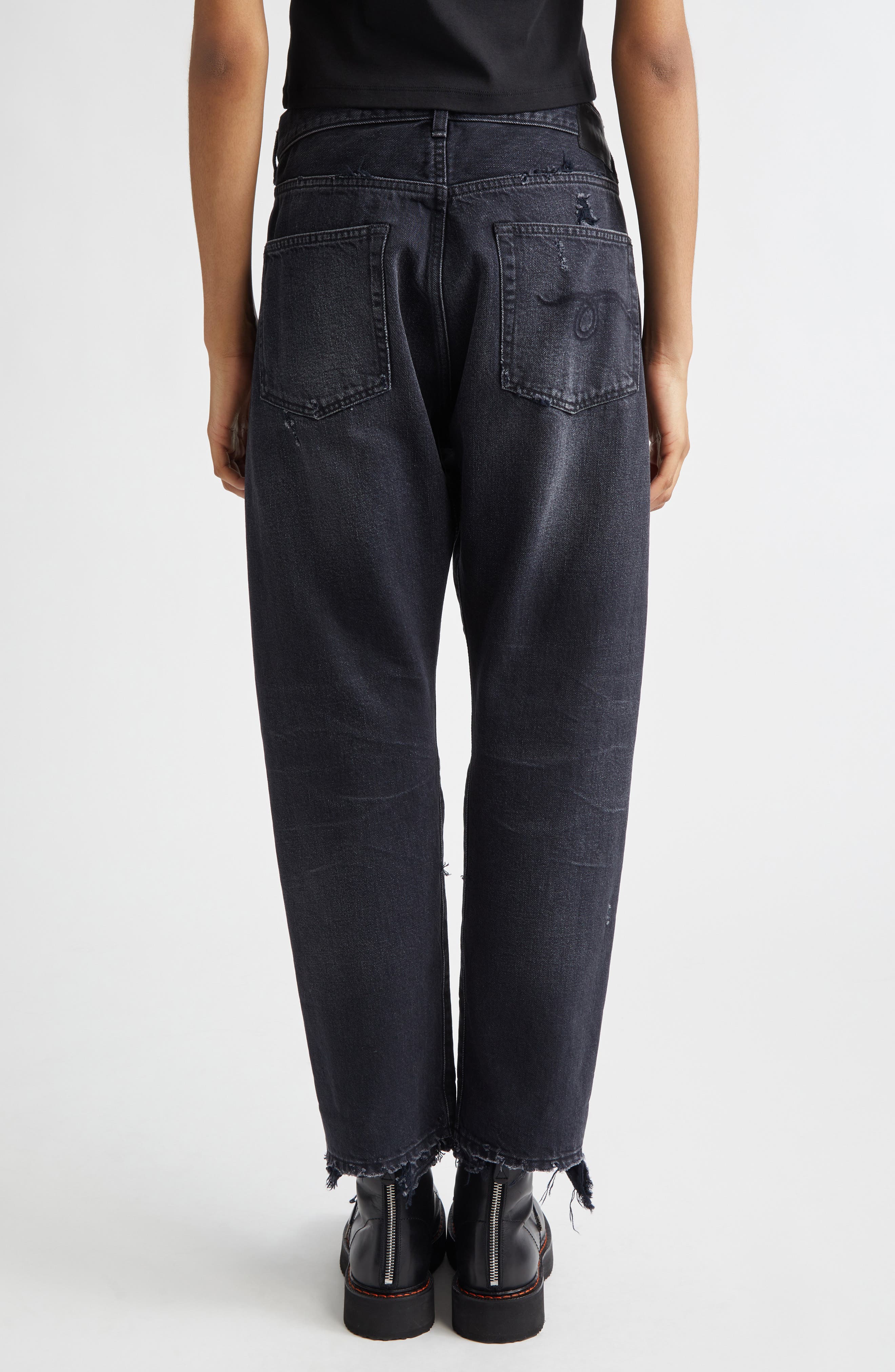 Crossover Ripped Ankle Jeans - image 2
