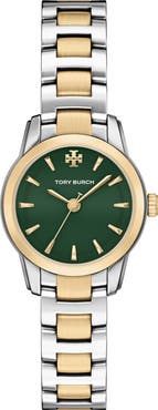 Tory Burch The Small Miller Two-Tone Bracelet Watch, 28mm