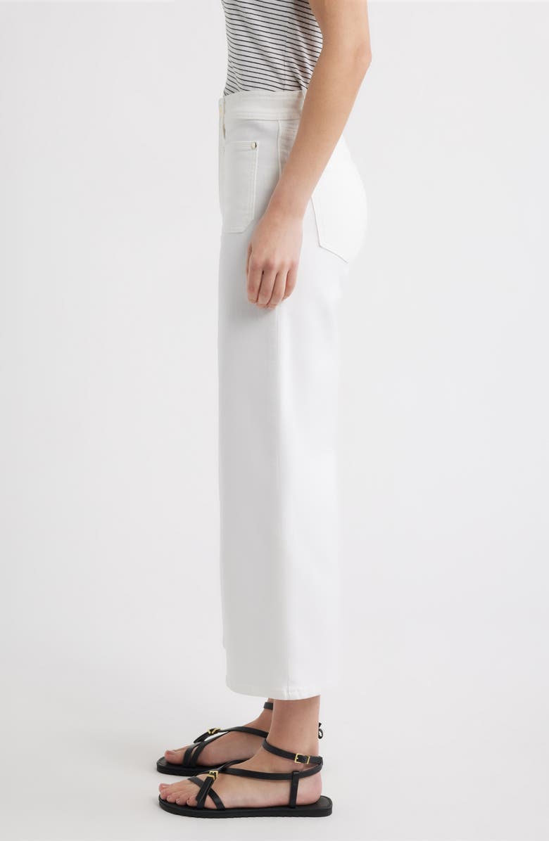 FRAME Le Slim Palazzo Patch Pocket High Waist Ankle Wide Leg Jeans, Alternate, color, Au Natural Clean