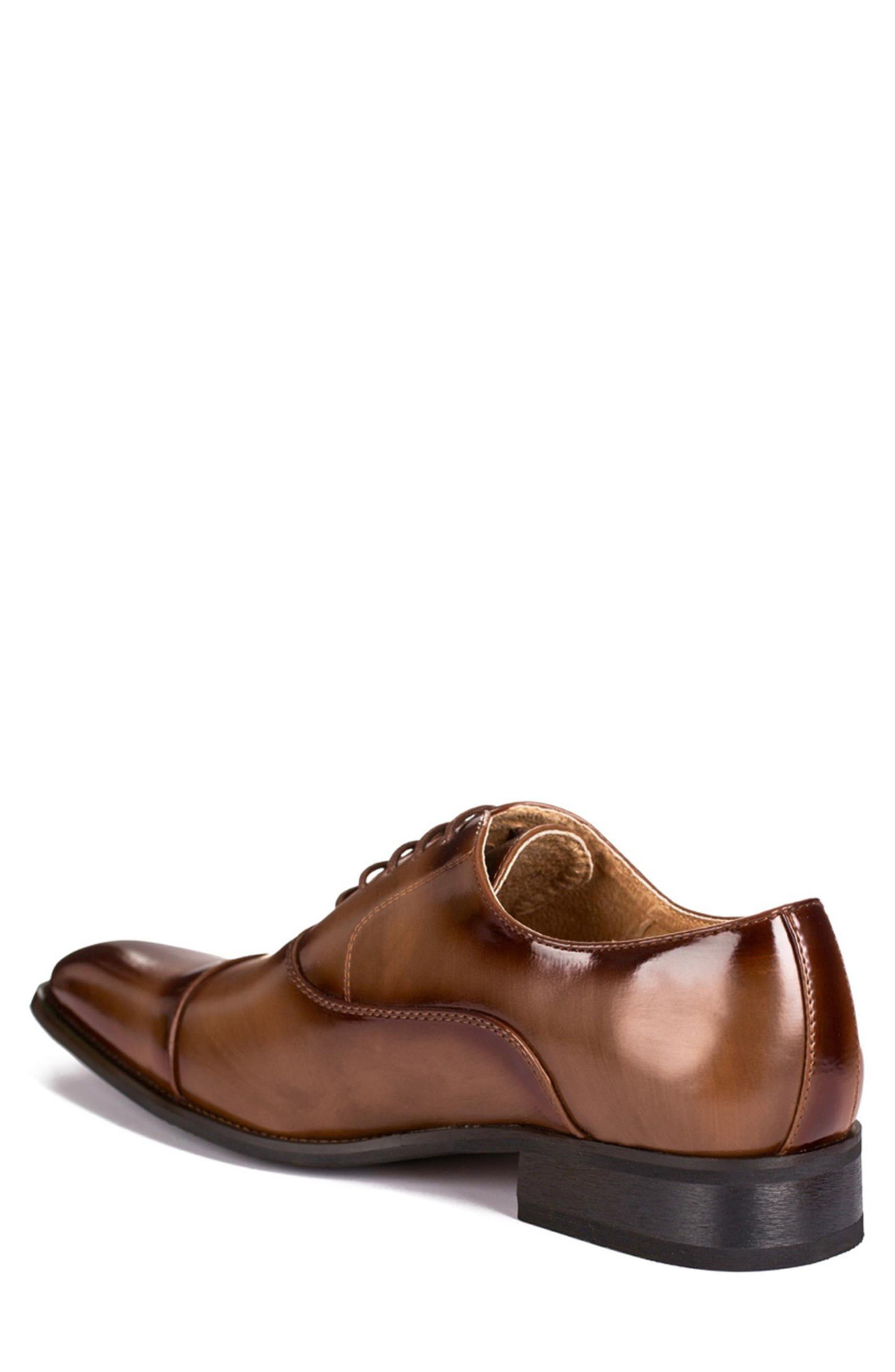 Cap Toe Oxford, Alternate, color, DARK BROWN