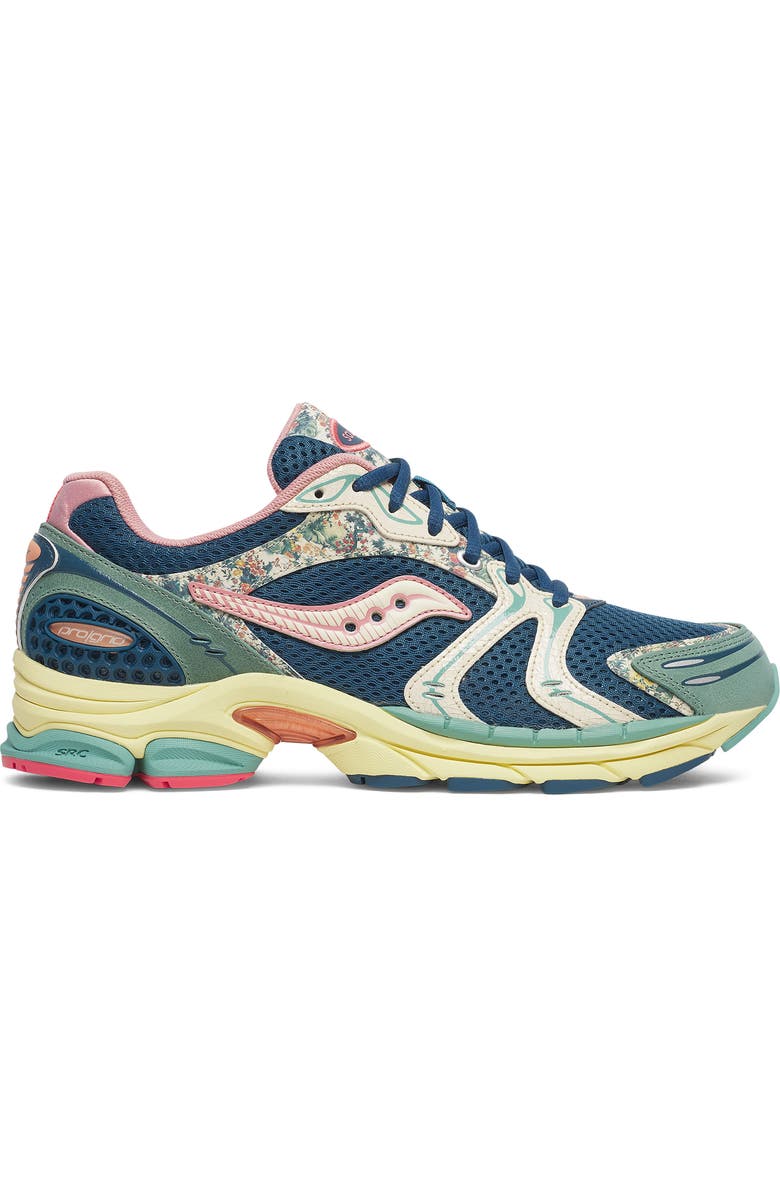 Saucony ProGrid Triumph 4 Sneaker, Alternate, color, Blue/ Beige