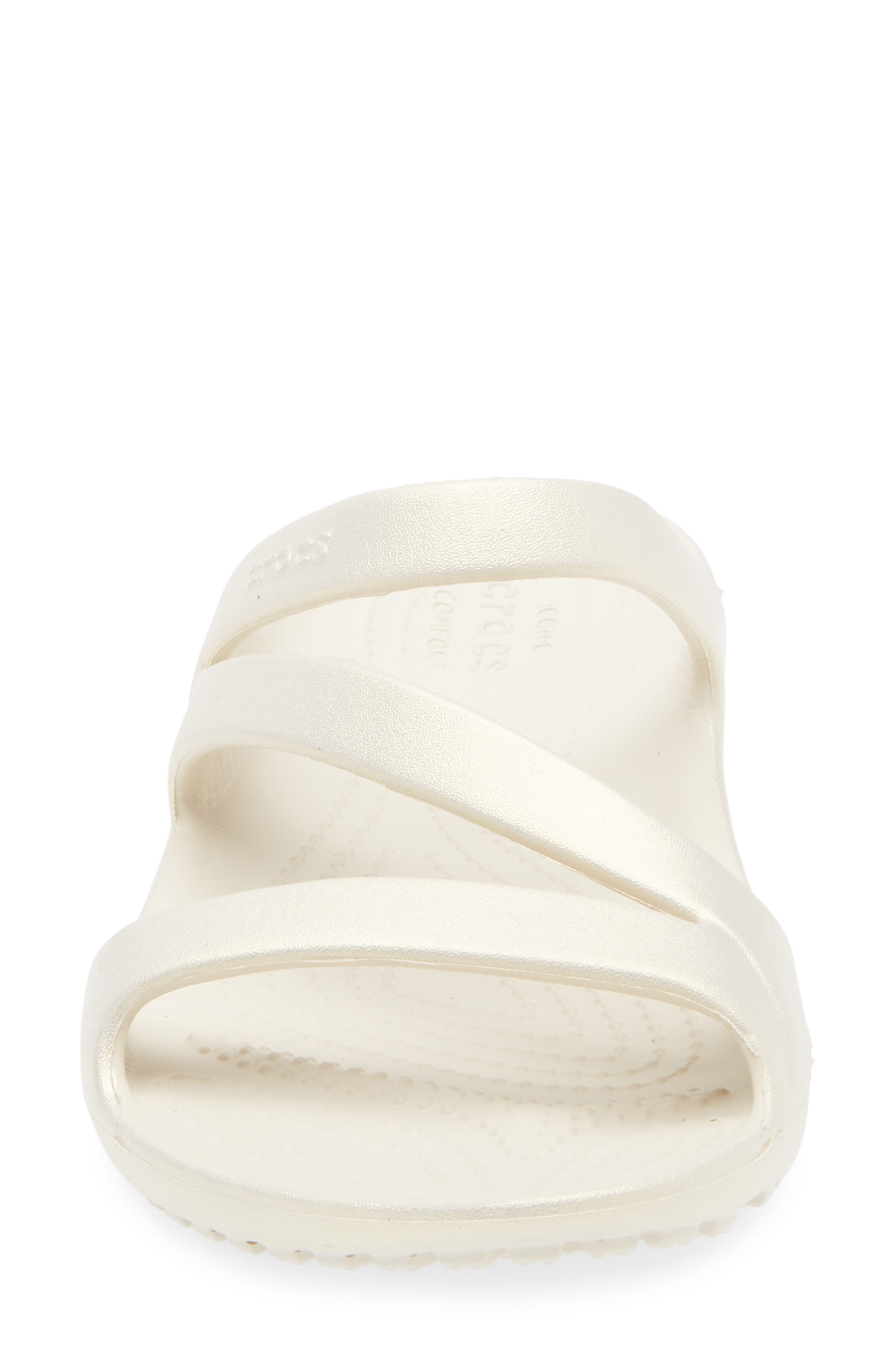 CROCS Kadee II Shimmer Slide Sandal, Alternate, color, Stucco