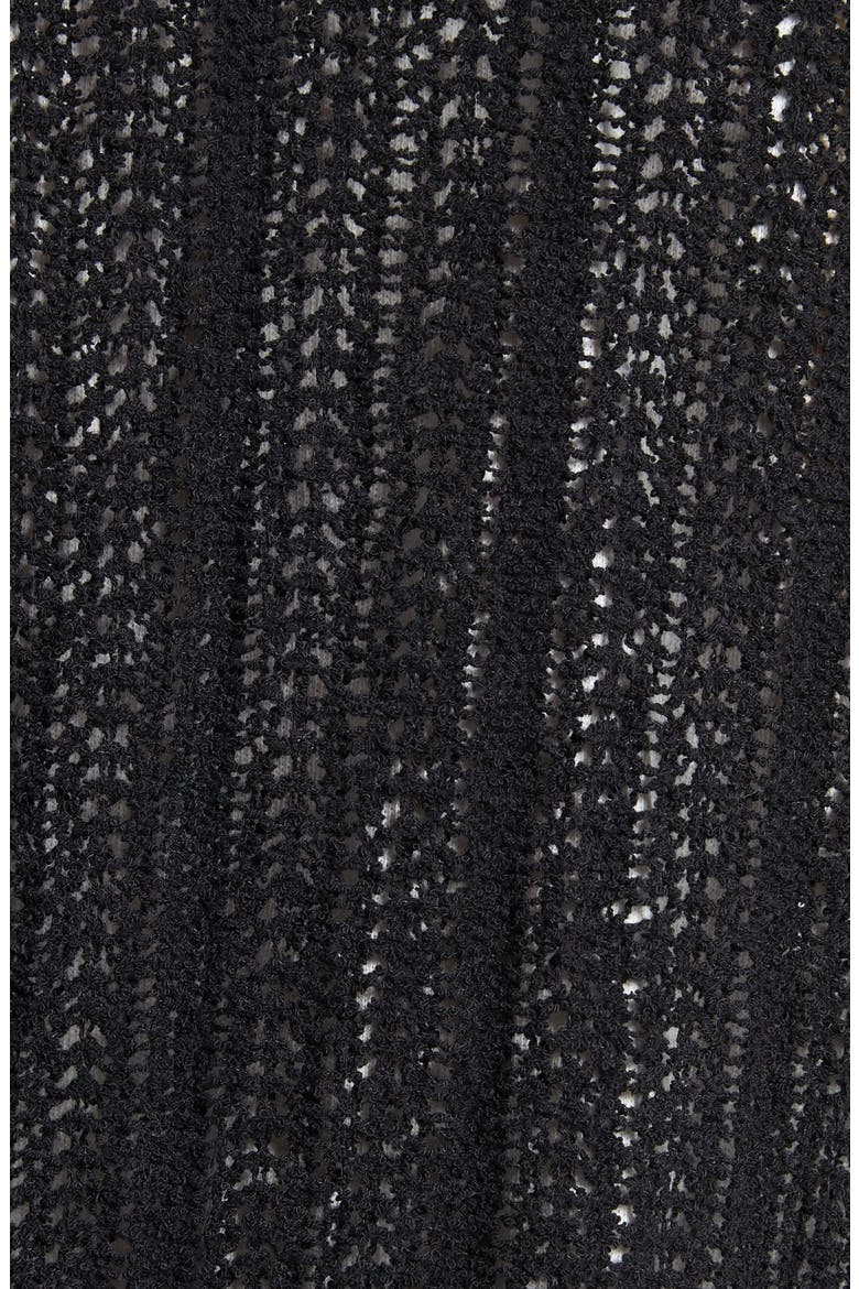 Beach Cardigan, Alternate, color, BLACK