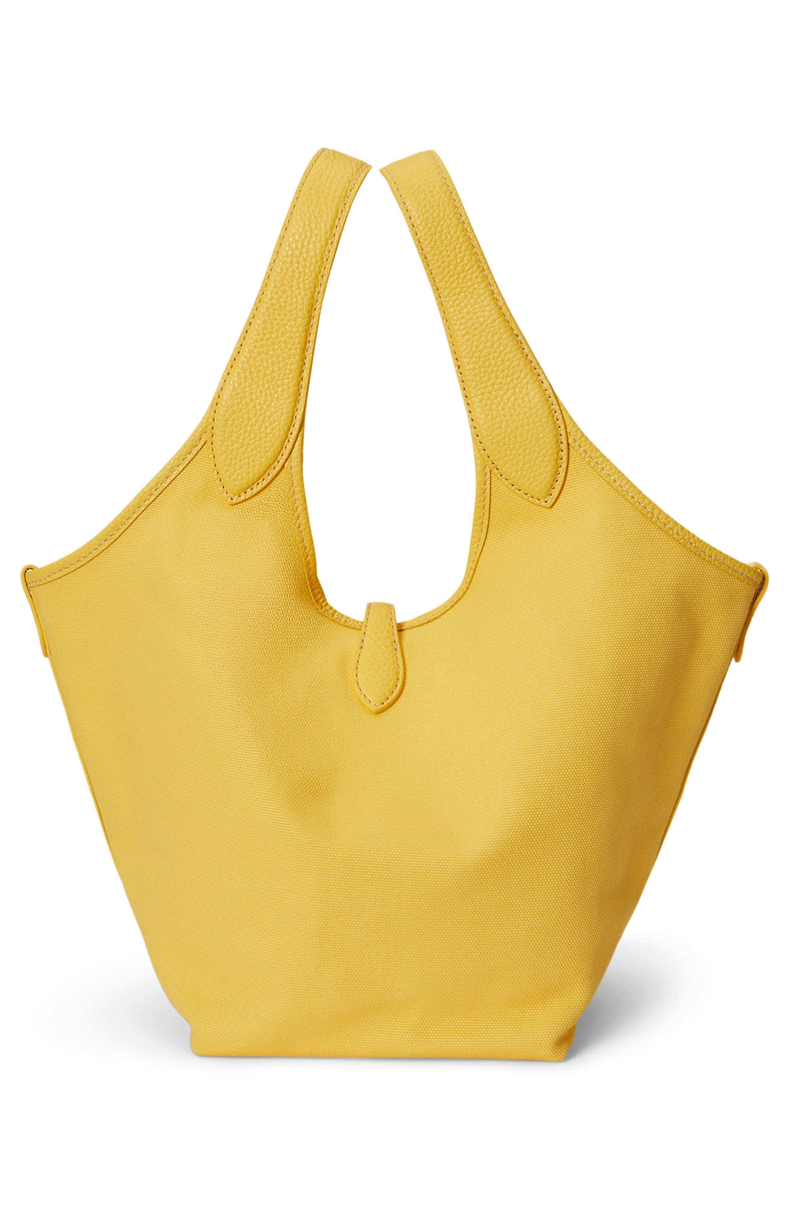 Medium Play Canvas Tote, Alternate, color, COLLEGIATE YELLOW