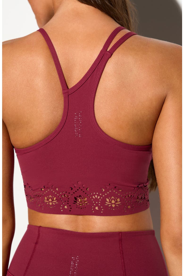 Cosmic Lotus Indie Bra Top, Alternate, color, MAHOGANY