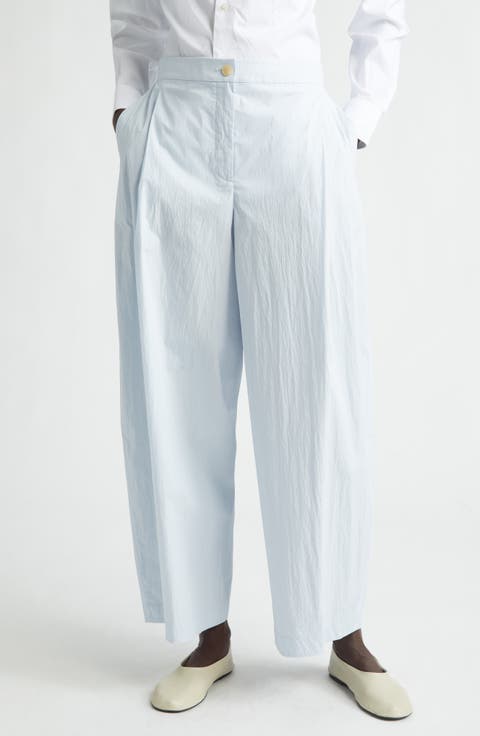 Cooper Pleated High Waist Barrel Leg Pants