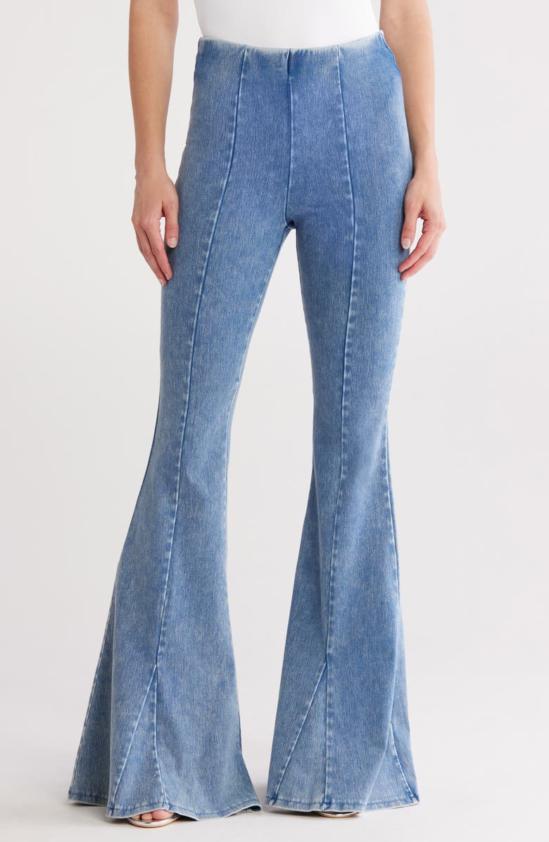 Good American Sculpt Extreme Flare Jeans, Main, color, I595