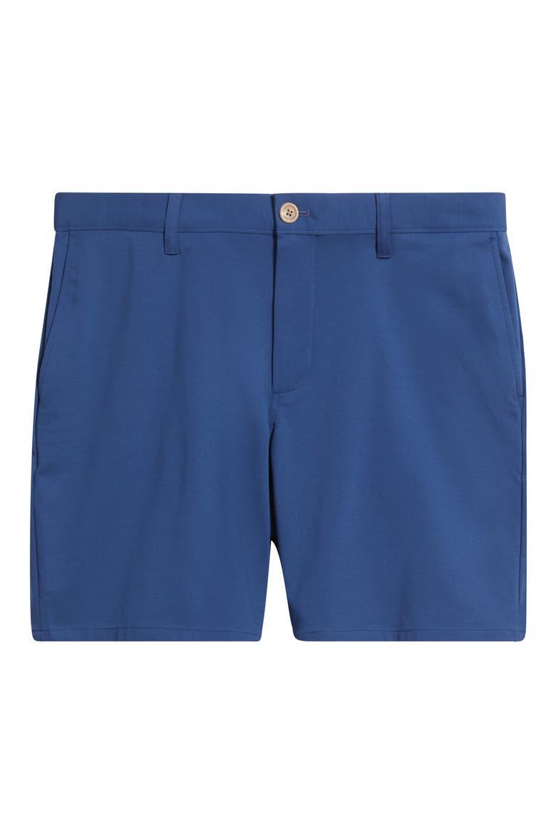 Jupiters Stretch Cotton Blend Chino Shorts, Alternate, color, LAKE