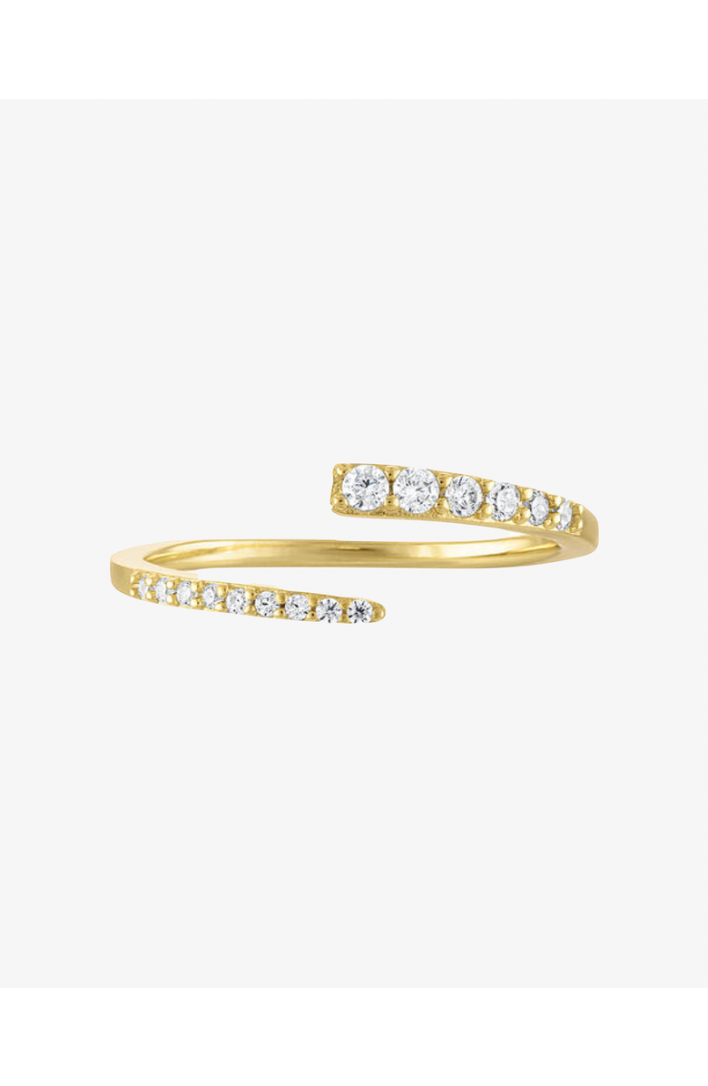 BEN ONI Gold Vermeil CZ  Wrap Ring, Main, color, 