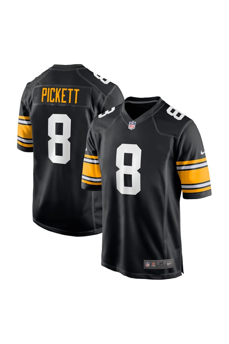 Men's Nike Kenny Pickett Black Pittsburgh Steelers Player Alternate Game Jersey, Main, color, Black