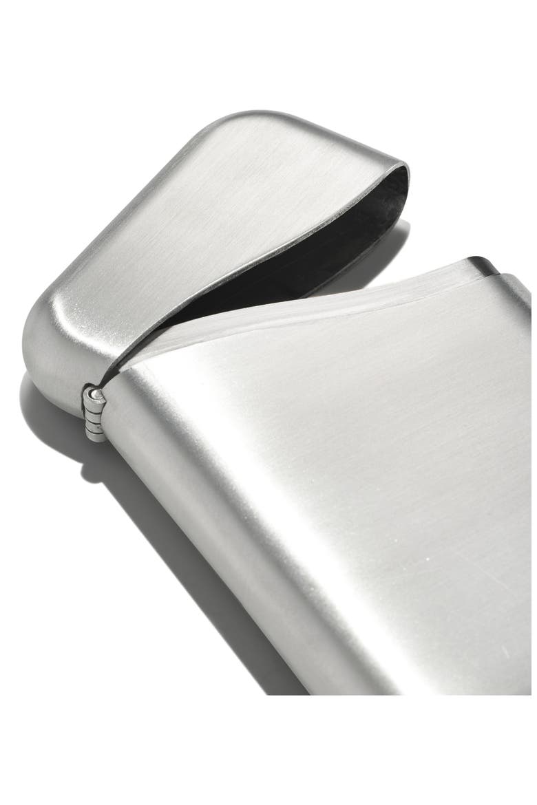 Summit Card Case, Alternate, color, STAINLESS STEEL