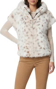 Lyla Grant Fur-Free Lynx (Faux Fur) Reversible Hooded Vest