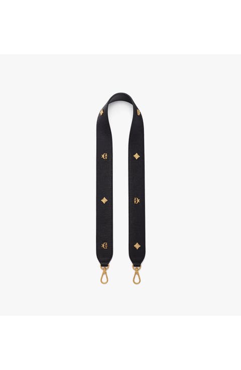 Pina Shoulder Strap in Studded Calfskin
