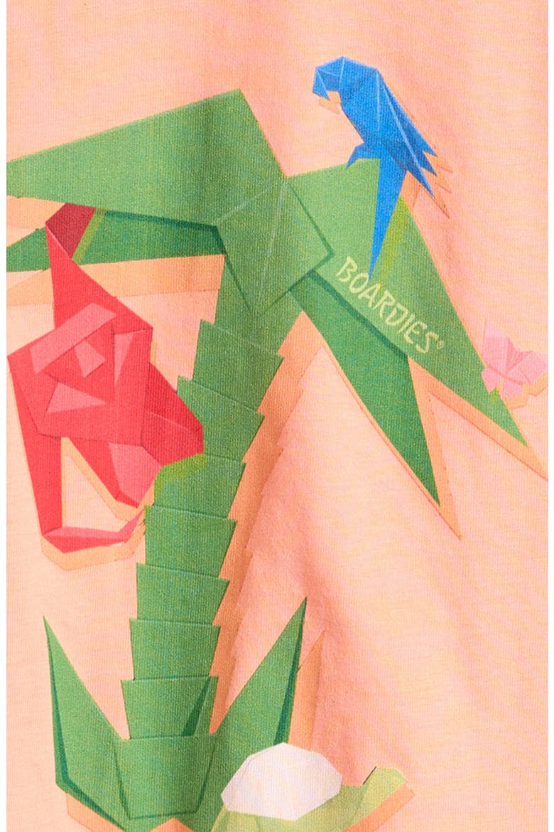 Kids' Origami Cotton Graphic T-Shirt, Alternate, color, PEACH