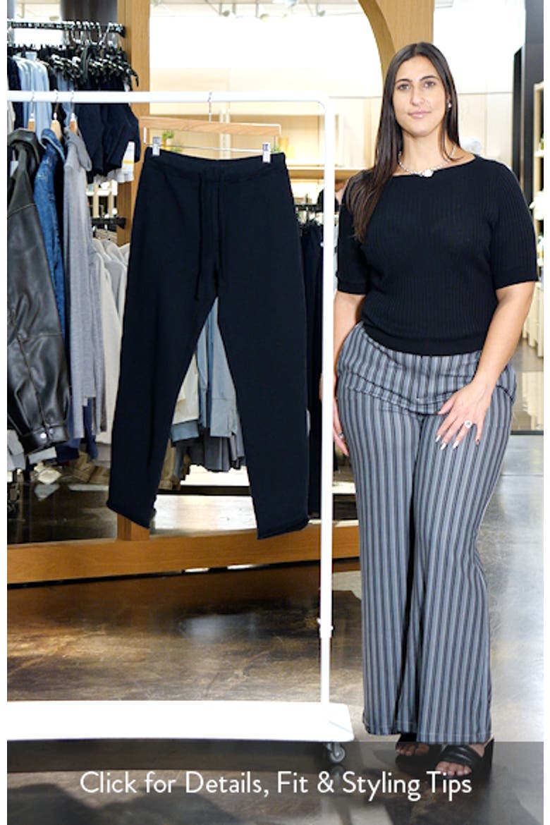 Christine Tulip Hem Joggers video