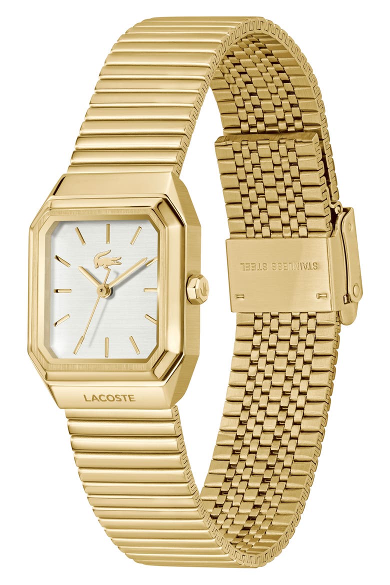 Rene Bracelet Watch, 23mm x 30.8mm, Alternate, color, GOLD