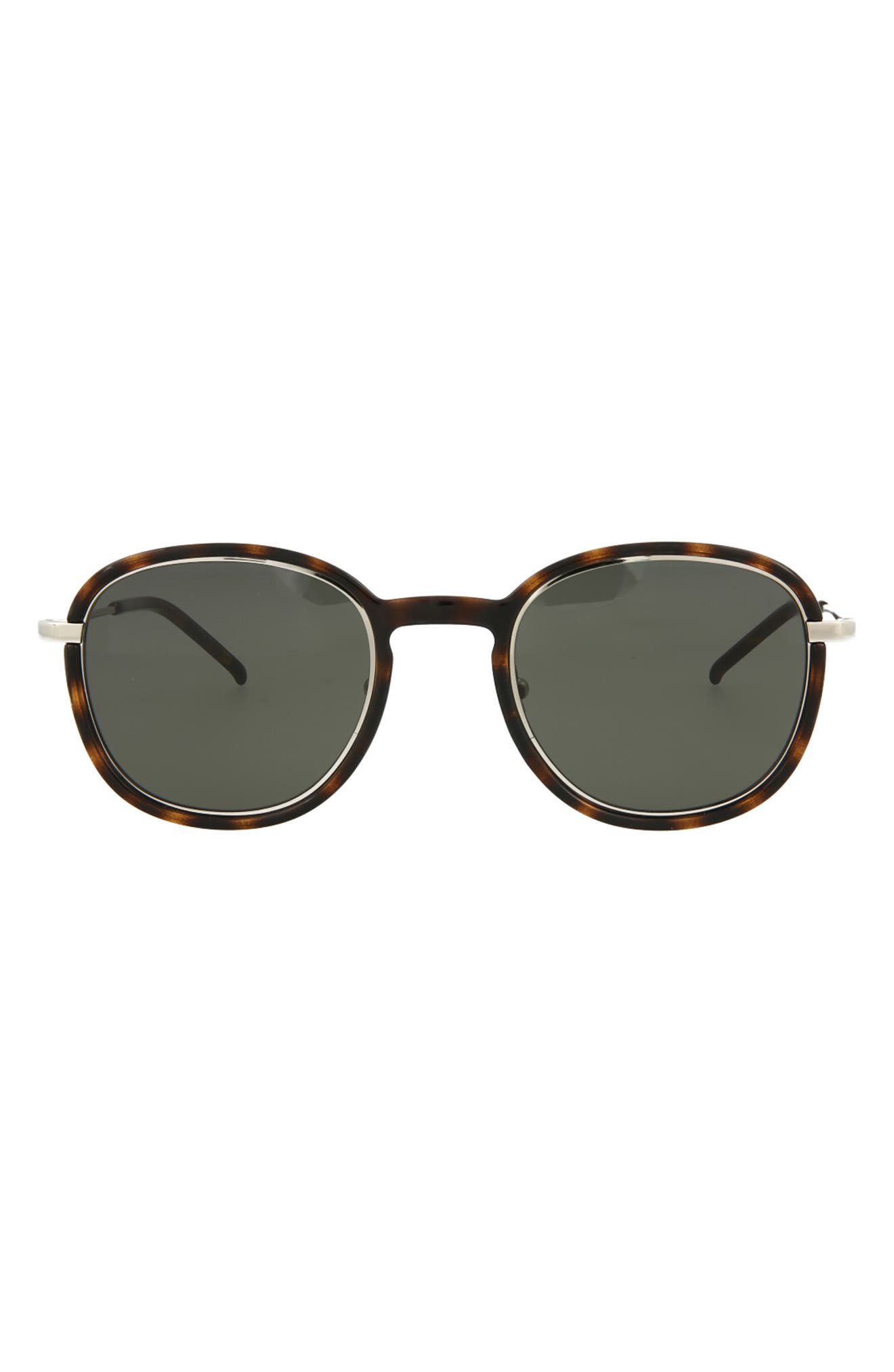 Saint Laurent 49mm Round Sunglasses