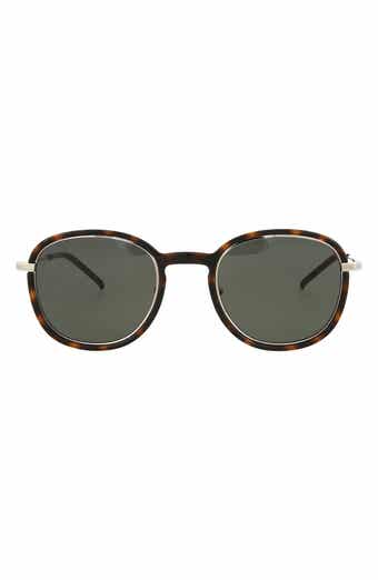 Saint Laurent 49mm Round Sunglasses
