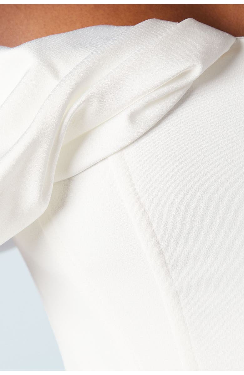 Coast Corset Sleeve Wedding Dress, Alternate, color, Ivory